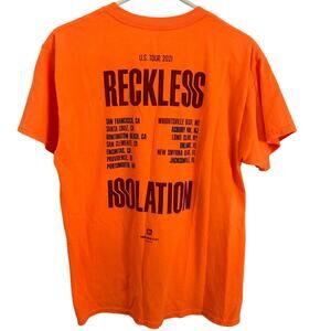 Hurley Men's RECKLESS ISOLATION U.S. Tour 2021 Tee Kolohe Andino T-Shirt